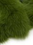 Detail View - Click To Enlarge - YVES SALOMON - Fox Fur Silk Collar Scarf