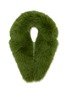 YVES SALOMON Fox Fur Silk Collar Scarf