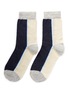 Main View - Click To Enlarge - ETIQUETTE CLOTHIERS - 'Two Faced' socks