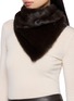 Figure View - Click To Enlarge - YVES SALOMON - Mink Fur Silk Bandana