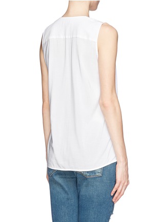 Back View - Click To Enlarge - THEORY - Pala sleeveless blouse