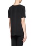 Back View - Click To Enlarge - THEORY - Katsley round-neck silk T-shirt