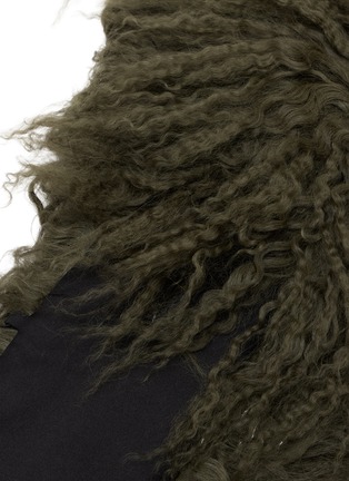 Detail View - Click To Enlarge - YVES SALOMON - Wool Scarf