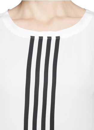 Detail View - Click To Enlarge - THEORY - Katsley stripe silk top