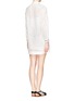 Back View - Click To Enlarge - SEE BY CHLOÉ - Front zip eyelet dress