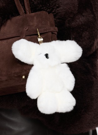 Front View - Click To Enlarge - YVES SALOMON - Rex Fur Bag Charm