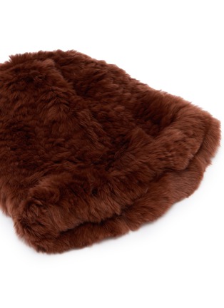 Detail View - Click To Enlarge - YVES SALOMON - Rex Fur Beanie