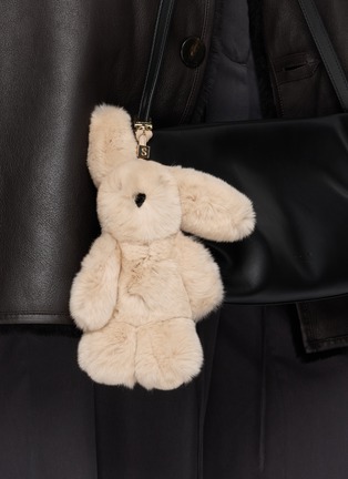 Front View - Click To Enlarge - YVES SALOMON - Rex Fur Bag Charm