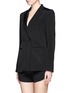 Front View - Click To Enlarge - THEORY - Jannison double-breast silk blazer