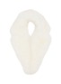 YVES SALOMON Fox Fur Silk Collar Scarf