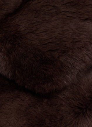 Detail View - Click To Enlarge - YVES SALOMON - Rex Fur Scarf