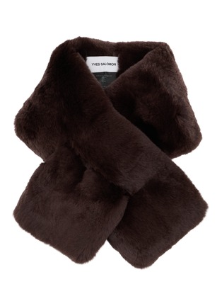 Main View - Click To Enlarge - YVES SALOMON - Rex Fur Scarf