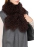 Figure View - Click To Enlarge - YVES SALOMON - Wool Scarf