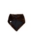 Detail View - Click To Enlarge - YVES SALOMON - Mink Fur Silk Bandana