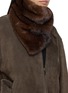 Figure View - Click To Enlarge - YVES SALOMON - Mink Fur Silk Bandana