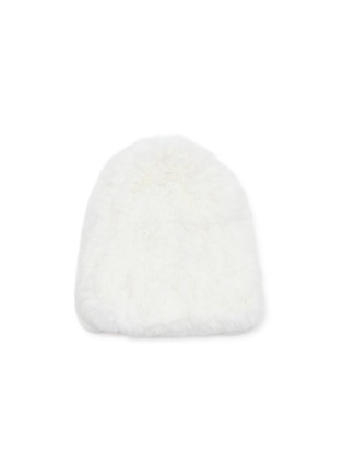 Detail View - Click To Enlarge - YVES SALOMON - Rex Fur Beanie