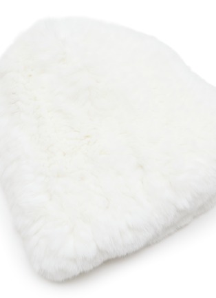 Detail View - Click To Enlarge - YVES SALOMON - Rex Fur Beanie