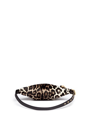 Back View - Click To Enlarge - 73426 - Leopard print calf-hair waistpack