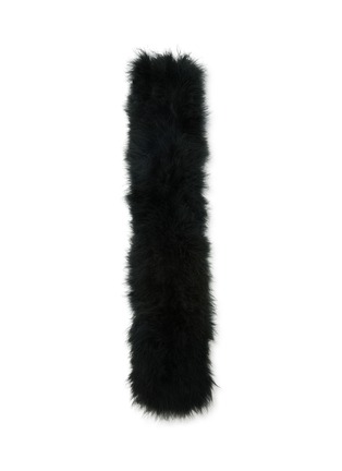 Detail View - Click To Enlarge - YVES SALOMON - Feather Scarf