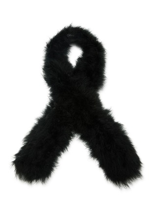 Main View - Click To Enlarge - YVES SALOMON - Feather Scarf