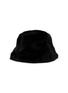 YVES SALOMON Bob Leather Mink Fur Bucket Hat