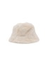 YVES SALOMON Bob Leather Mink Fur Bucket Hat