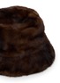 Detail View - Click To Enlarge - YVES SALOMON - MInk Fur Leather Bucket Hat