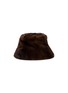 YVES SALOMON MInk Fur Leather Bucket Hat