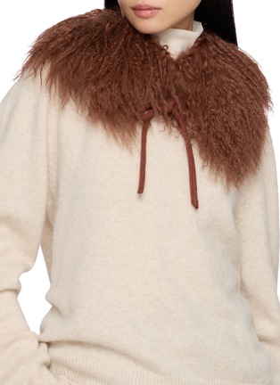 Figure View - Click To Enlarge - YVES SALOMON - Hair Fur Collar
