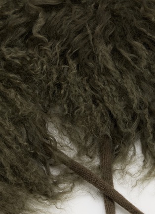 Detail View - Click To Enlarge - YVES SALOMON - Hair Fur Collar