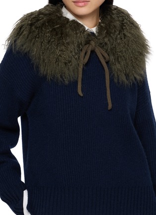 Figure View - Click To Enlarge - YVES SALOMON - Hair Fur Collar