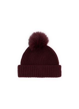 Main View - Click To Enlarge - YVES SALOMON - Wool Cashmere Beanie