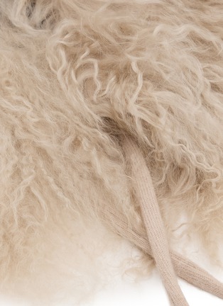 Detail View - Click To Enlarge - YVES SALOMON - Hair Fur Collar
