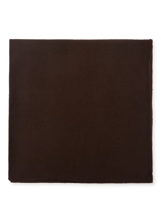 Detail View - Click To Enlarge - YVES SALOMON - Mocha Knit Scarf
