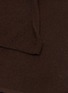 Detail View - Click To Enlarge - YVES SALOMON - Mocha Knit Scarf