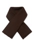 Main View - Click To Enlarge - YVES SALOMON - Mocha Knit Scarf