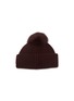 Back View - Click To Enlarge - YVES SALOMON - Wool Cashmere Beanie