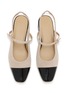 Detail View - Click To Enlarge - PEDDER RED - Britt 40 Suede Slingback Pumps
