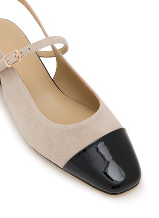Detail View - Click To Enlarge - PEDDER RED - Britt 40 Suede Slingback Pumps