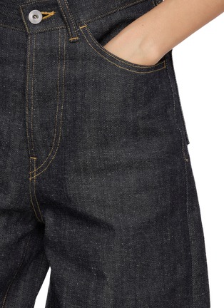 - TAIGA TAKAHASHI - Wide Straight Leg Cotton Denim Jeans