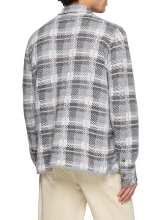 Back View - Click To Enlarge - GUEST IN RESIDENCE - Plaid Work Shirt