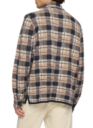 Back View - Click To Enlarge - GUEST IN RESIDENCE - Plaid Work Shirt
