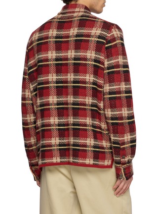 Back View - Click To Enlarge - GUEST IN RESIDENCE - Plaid Work Shirt