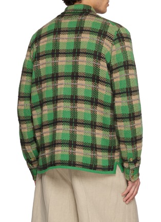 Back View - Click To Enlarge - GUEST IN RESIDENCE - Plaid Work Shirt