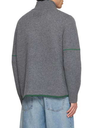 Back View - Click To Enlarge - GUEST IN RESIDENCE - Louis High Neck Felted Jacket