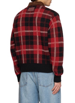 Back View - Click To Enlarge - GUEST IN RESIDENCE - Tartan Bomber Jacket