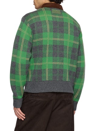 Back View - Click To Enlarge - GUEST IN RESIDENCE - Tartan Bomber Jacket