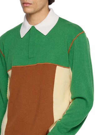  - GUEST IN RESIDENCE - Colour Block Rugby Shirt