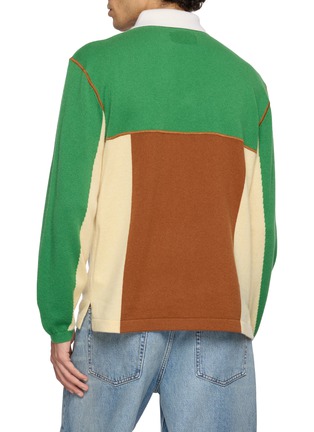 Back View - Click To Enlarge - GUEST IN RESIDENCE - Colour Block Rugby Shirt