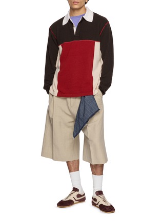 Figure View - Click To Enlarge - GUEST IN RESIDENCE - Colour Block Rugby Shirt